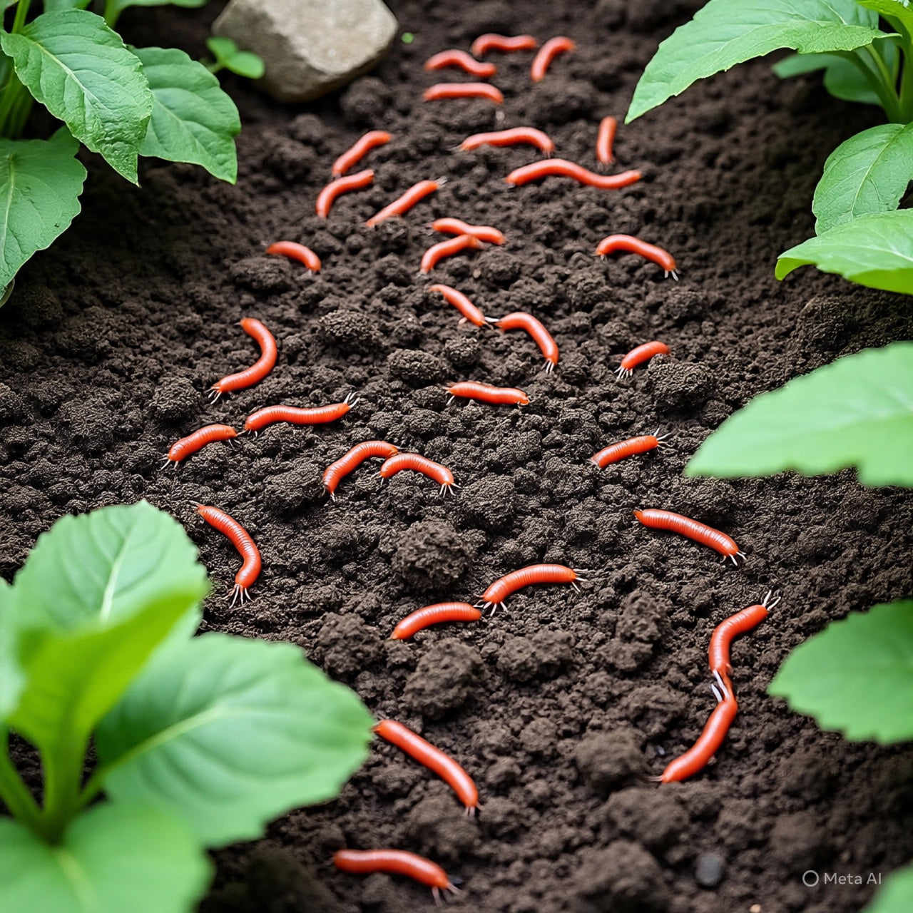 red wiggler worm, compost, vermicompost, soil nutriets, plant food worm castings